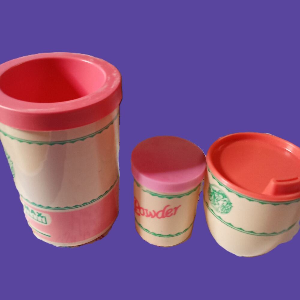 Vintage Cabbage Patch Kids Doll Accessories-Bottle Warmer Sippy Cup & Powder Jar